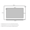 Ver imagem 2 de ESPELHO PARA BANHEIRO COM PRATELEIRA 60CM X 45CM MADEIRA RUSTICA