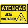 PLACA ATENÇÃO ALTA VOLTAGEM P4 PLACA ATENÇÃO ALTA VOLTAGEM - 1
