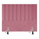 Ver imagem 1 de Cabeceira Estofada Casal Queen 160 Cm Maya Suede e Frame Rosa
