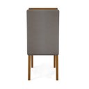 Ver imagem 2 de Kit com 2 Cadeiras para Sala de Jantar Ayla Freijó/veludo Lunar - Fdecor