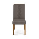 Ver imagem 3 de Kit com 2 Cadeiras para Sala de Jantar Ayla Freijó/veludo Lunar - Fdecor