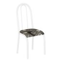 Ver imagem 4 de Conjunto de 4 Cadeiras Jogo Cozinha Jantar Branco Metal Aço