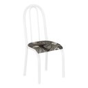 Ver imagem 5 de Conjunto de 4 Cadeiras Jogo Cozinha Jantar Branco Metal Aço