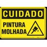 PLACA CUIDADO PINTURA MOLHADA - 1
