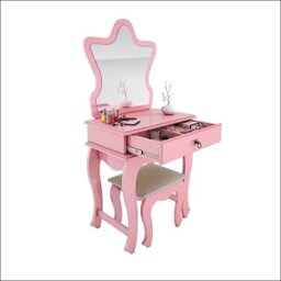 Penteadeira com Espelho e 1 Gaveta Retrô Luxo 7200 Jb Bechara - 4