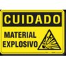 PLACA CUIDADO MATERIAL EXPLOSIVO - 1