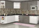 Ver imagem 2 de Passadeira Pratatêxtil 0,66m X 2,50m Antiderrapante.:rosa