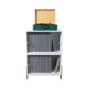 Ver imagem 2 de Armário para Discos de Vinil Kit Branco com Portas de Correr Acrílico - Sonore