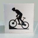 Ver imagem 3 de Abajur Luminária Mesa Bivolt E27 Cubo Decoração Quarto Office Estilo Bike Cinza