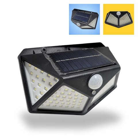 Balizador Solar Luminaria de Parede com Sensor de Movimento