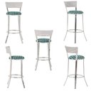 Ver imagem 5 de Banqueta Bistro para Bar, Cozinha, Balcão em Alumínio e Fibra Tc Zanutto 5 Unidades Marmore