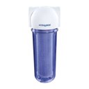 Ver imagem 1 de Filtro Ponto de Uso 9.3/4" Transparente Carbon Block - 1000-0034 - Acquabios Filtro Ponto de Uso 9.3