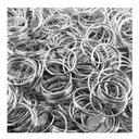 Ver imagem 3 de Argola Média para Chaveiro 22mm - Pacote C/ 500 Gramas - 95000