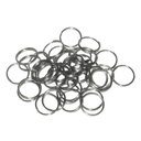 Ver imagem 2 de Argola Média para Chaveiro 22mm - Pacote C/ 500 Gramas - 95000