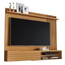 Ver imagem 7 de Painel Ripado para TV até 72 Polegadas com Rack Suspenso com 1 Porta Munique