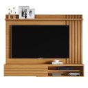 Ver imagem 2 de Painel Ripado para TV até 72 Polegadas com Rack Suspenso com 1 Porta Munique
