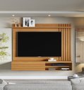 Ver imagem 1 de Painel Ripado para TV até 72 Polegadas com Rack Suspenso com 1 Porta Munique