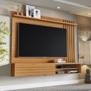 Ver imagem 6 de Painel Ripado para TV até 72 Polegadas com Rack Suspenso com 1 Porta Munique