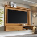 Ver imagem 6 de Painel Ripado para TV até 72 Polegadas com Rack Suspenso com 1 Porta Munique