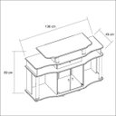 Ver imagem 3 de Rack para TV até 32 Polegadas 2 Portas Luxo 2022 JB Bechara