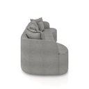 Ver imagem 6 de Sofá 4 Lugares Orgânico Living 250cm Mersa Bouclê Cinza K01 - D’Rossi