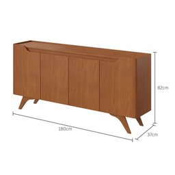 Buffet Atenas 4 Portas Off Cor:naturalle - 4
