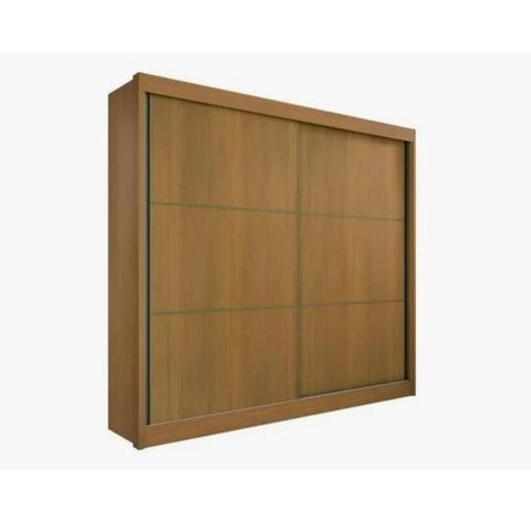 Guarda Roupa Cancun 2 Portas 100%mdf Cinamomo - Ddoro Móveis