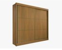 Ver imagem 1 de Guarda Roupa Cancun 2 Portas 100%mdf Cinamomo - Ddoro Móveis