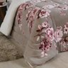 Edredom Coberdrom Sonobom Queen Sherpa e Manta - Floral Cinza Top Chick - 2