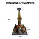Ver imagem 2 de Cenario Parque Natalino Enfeite Decorativo LED Musical Natal Mesa Estante Casa Sala Loja Vitrine Fim
