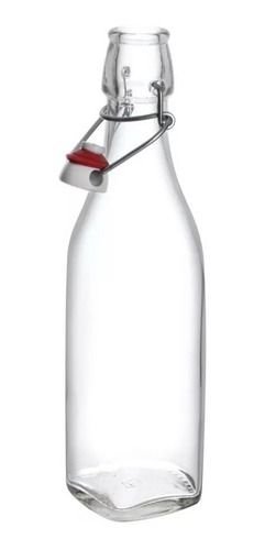 Ver imagem 2 de Garrafa de Vidro Bormioli Rocco Swing Luxo Com Tampa 500ml