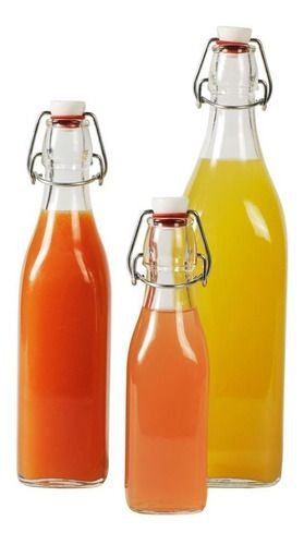 Ver imagem 4 de Garrafa de Vidro Bormioli Rocco Swing Luxo Com Tampa 500ml