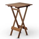 Ver imagem 2 de Mesa Bistrô Dobrável em Madeira Nobre sem Pintura