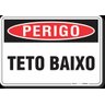 PLACA PERIGO TETO BAIXO - 1