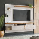 Ver imagem 3 de Painel para Tv de até 55" 2 Portas Illume Off White/damasco