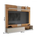 Ver imagem 4 de Painel para Tv até 65 Polegadas City 1 Porta Nature/off White - Panorama Móveis