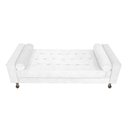 Ver imagem 3 de Recamier Baú Félix Solteiro 140 cm Suede - Doce Sonho Móveis ML/R1/FELIX/140/B/S Branco