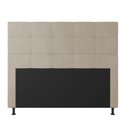 Ver imagem 3 de Cabeceira Stambul para Cama Box Casal 140 Cm Suede Bege - D’Rossi