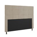 Ver imagem 1 de Cabeceira Stambul para Cama Box Casal 140 Cm Suede Bege - D’Rossi