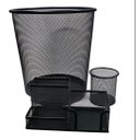 Ver imagem 1 de Kit Organizador Escritório Lixeira Porta Treco Porta Lápis P