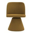 Ver imagem 6 de Cadeira de Jantar Giratória Liz Linho Mostarda - Nexta Casa