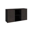 Ver imagem 1 de Armário Baixo com 02 Portas e Nicho 75x135x42cm Wlab135 Preto Tx com Terracota
