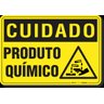 PLACA CUIDADO PRODUTO QUÍMICO - 1