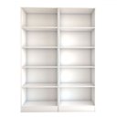 Ver imagem 1 de Estante para Livros Alexa 8 Prateleiras Branco - Panorama Móveis