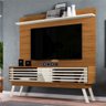 Rack com Painel para TV Benson 1.8 Naturale Off White - 1