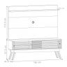 Rack com Painel para TV Benson 1.8 Naturale Off White - 2