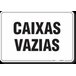 PLACA ORGANIZAÇÃO CAIXAS VAZIAS - 1