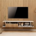 Ver imagem 4 de Rack Tokyo com Prateleira 155cm para TV 65" Byhouse