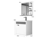 Ver imagem 4 de Conj Gab C/ Espelheira e Cuba para Banheiro Hercules Branco/cedro