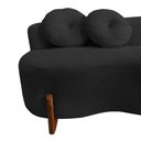 Ver imagem 7 de Namoradeira Sofá Feijão Lounge Orgânica Couro Preto